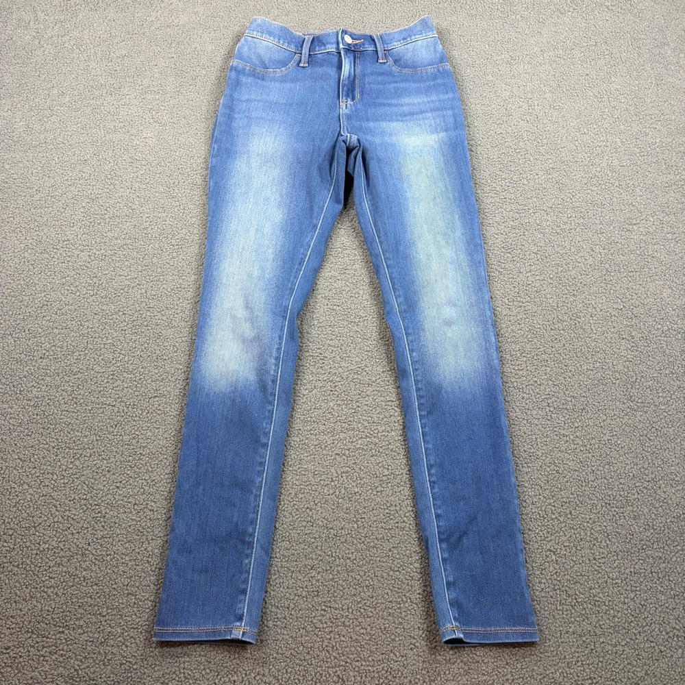 Old Navy Jeggings Girls 16 Blue Ballerina 24/7 Medium Wash Skinny Stretch Denim